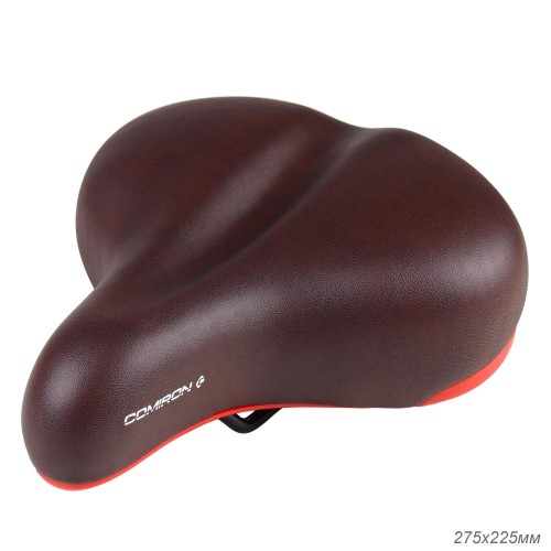 Седло ультракомфортное COMIRON BARSELONA N825 275x225, PU кожа, Цвет: Браун