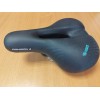 Седло велосипедное комфортное COMIRON OSLO C016 245x200, чёрно-синее