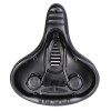 Седло велосипедное комфортное COMIRON TOKYO C012 265x220, чёрно-красное