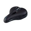 Седло велосипедное комфортное COMIRON YALTA C036 255x190, чёрно-синее