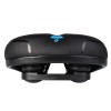 Седло велосипедное комфортное COMIRON YALTA C036 255x190, чёрно-синее