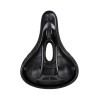 Седло велосипедное комфортное COMIRON YALTA C036 255x190, чёрно-синее