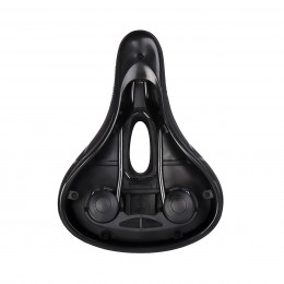 Седло велосипедное комфортное COMIRON YALTA C036 255x190, чёрно-синее