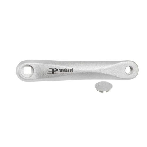 Шатун левый алюминиевый Prowheel A00C, 170мм, серебристый
