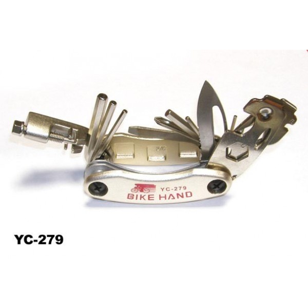 Шестигранник Bike Hand YC-279 складной с ножом, 13 в 1