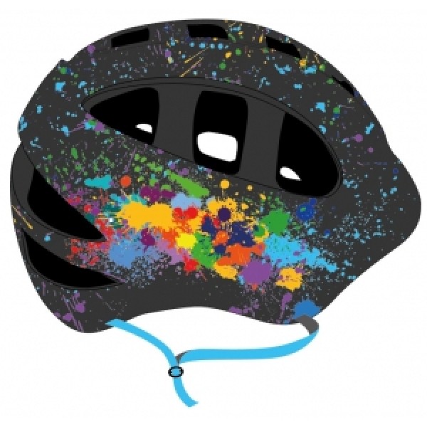 Шлем детский IN-MOLD с регулировкой,  размер M(52-56см),  рисунок - "взрыв", инд.уп.Vinca Sport