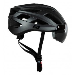 Шлем STG TS-33, с визором и фонарем, серый