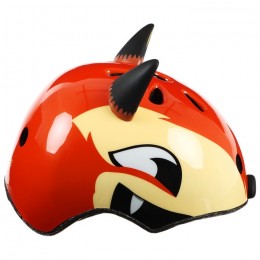 Шлем велосипедиста детский CORSA «Лиса», цвет оранжевый