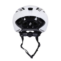 Шлем велосипедный с визором COMIRON MX-100T, белый
