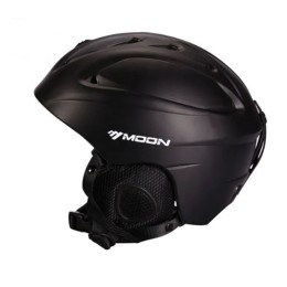 Шлем зимний горнолыжный MOON, черный