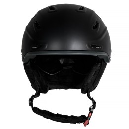 Шлем зимний горнолыжный STG HK004, черный с серым