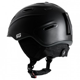 Шлем зимний горнолыжный STG HK004, черный с серым