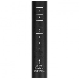 Штырь подседельный 27,2х350 мм Dream Bike, алюминиевый, PJ-02-A-27,2, цвет чёрный