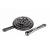 Система шатунов 24/34/42T Prowheel MA-AC49, 152 мм, алюм. под квадрат, черная