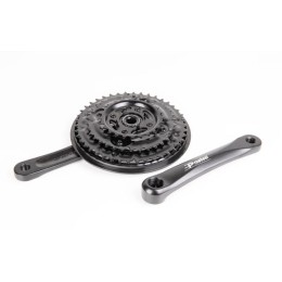 Система 24/34/42T Prowheel MA-AC49, 152 мм, алюм. под квадрат, черная