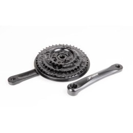 Система 24/34/42T, Prowheel MA-AC49, 165 мм алюм. под квадрат, черная