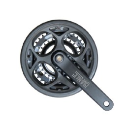 Система COMIRON JH-A101, 170mm, 28/38/48T, с защитой, AL+ST, квадрат, черная