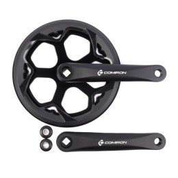 Система COMIRON JH-A205, 170mm, 48T, с защитой, AL+ST, квадрат, черная