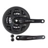 Система шатунов 24/34/42T KRYPTON GTR-S1091P, 165 мм, с защитой, ST+ST, квадрат, черный