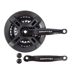 Система шатунов 24/34/42T KRYPTON GTR-S3019P, 170 мм, с защитой, ST+ST, квадрат, черный