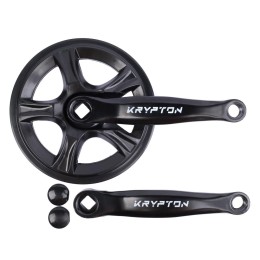Система шатунов 36T KRYPTON JH-S110-13, 152 мм, с защитой, ST+ST, квадрат, черный