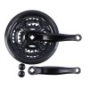 Система шатунов 24/34/42T KRYPTON JH-S114-01, 152mm, с защитой, ST+ST, квадрат, черный