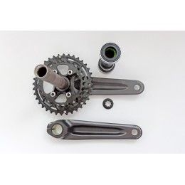 Система шатунов 26/36Т (2х10) SHIMANO DEORE FC-M4100-2, 175 мм, с кареткой HOLLOWTECH 2