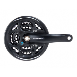 Система шатунов 22/32/42T Shimano Altus, M311, 170мм, Кв, черн 