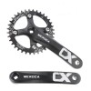 Система шатунов 36Т Meroca Mountain Bike, BCD 104, 170 мм, алюминий, под квадрат, без защиты