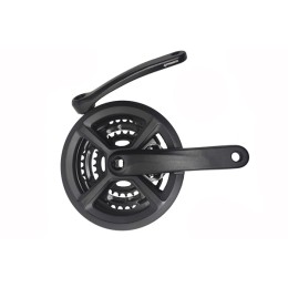 Система шатунов 48/38/28Т под квадрат, 175 мм, алюминиевый, с защитой "Prowheel"