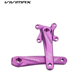 Система шатунов без звезды VIVIMAX 104 BCD, квадратное отверстие, 170 мм, анодированная, фиолетовая