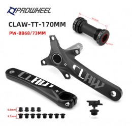 Система шатунов PROWHEEL CLAW 104BCD без звезды, 170 мм+ каретка PROWHEEL-MTB-PW-BB73