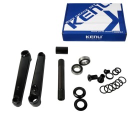 Система шатунов (с кареткой) для BMX KENLI KL-8810S-22, Шатуны 175мм, Каретка 41,2мм, Ось 22мм/48 зубьев, пром. подшипники