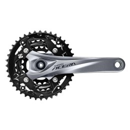 Система шатунов Shimano Acera M3000, 170, 40/30/22, черно-серая