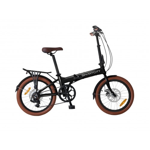 Складной велосипед 20" Haevner SMART CITY 2026, Deep Black Pearl (черный перламутр)