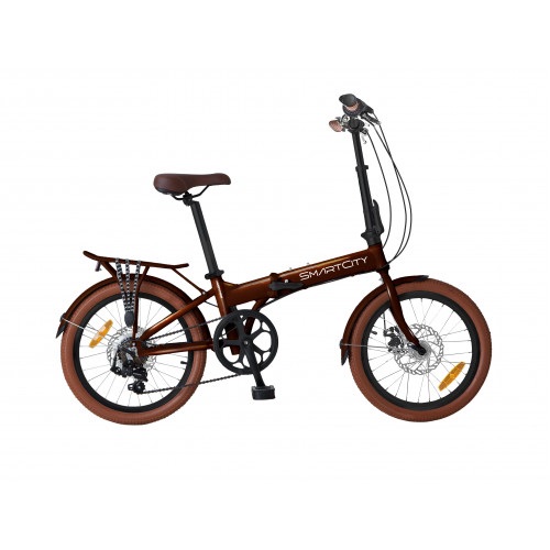 Складной велосипед 20" Haevner SMART CITY 2026, Merian Brown (коричневый перламутр)