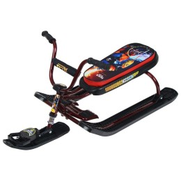 Снегокат Ника-джамп - Робот (черный/бордовый)