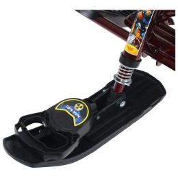 Снегокат Ника-джамп - Робот (черный/бордовый)