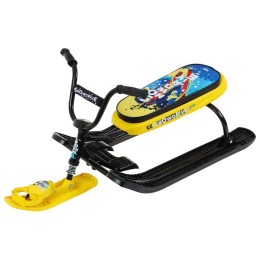 Снегокат Ника-джамп - Зимний спорт, (черный/желтый)