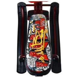 Снегокат Тимка спорт 5 Граффити (красный/черный/бордовый)