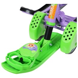 Снегокат Тимка спорт 6 выдвижная база, Монстрики (черный/фиолетовый/зеленый)