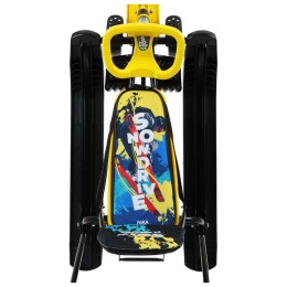 Снегокат Тимка Спорт 6 выдвижная база (Winter sport), жёлтый/чёрный