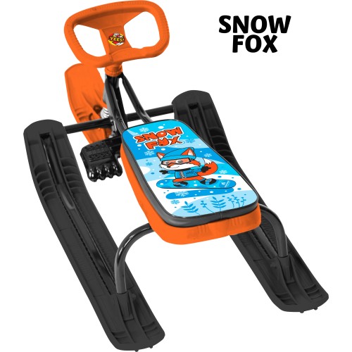 Снегокат Тянитолкай +100 Snow Fox, с удлиненным сиденьем