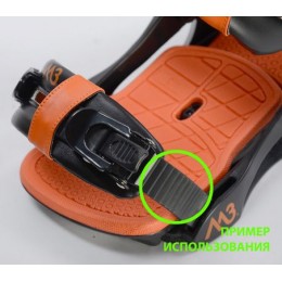 Стреп внутренний зубчатый 162х24 шаг 5 мм, черный