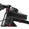 Сумка на раму BICYCLE SOUL, с отделением для смартфона, основной отсек на молнии, 20х10х7,5 см., черная