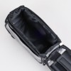 Сумка на раму COMIRON, с отделением для смартфона 6.0", основной отсек на молнии, серая, 21x10.5x9см