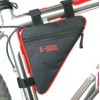 Сумка подрамная BICYCLE SOUL, 20х18,5х4см, чёрно-красная