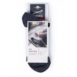Термоноски мужские для зимнего спорта NORVEG Ice skating, серые
