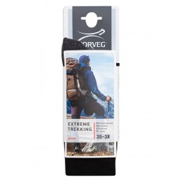 Термоноски NORVEG EXTREME trekking, черные