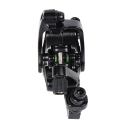 Тормоз дисковый механический COMIRON S8 для дисков 120-203мм с адаптером F180/R160mm, зеленые колодки